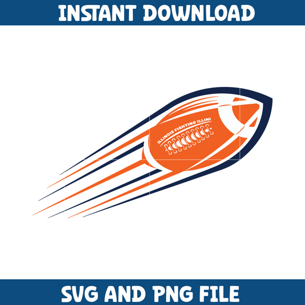 Illinois Fighting Illini Svg, Illinois Fighting Illini logo svg, Illinois Fighting Illini University, NCAA Svg (44).png