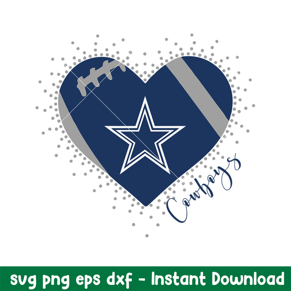 Heart Dallas Cowboys Logo Svg, Dallas Cowboys Svg, NFL Svg, Png Dxf Eps Digital File.jpeg