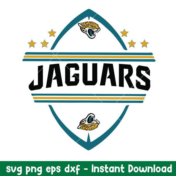 Jacksonville Jaguars Monogram Logo Svg, Jacksonville Jaguars Svg, NFL Svg, Png Dxf Eps Digital File.jpeg