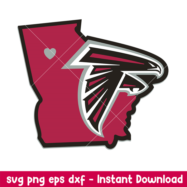 Atlanta Falcons State Svg, Atlanta Falcons Svg, NFL Svg, Png Dxf Eps Digital File.jpeg