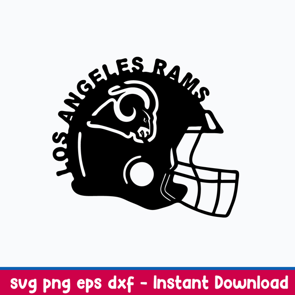 Los Angeles Rams helmet Svg, Los Angeles Svg, Nfl Svg, Png Dxf Eps File.jpeg