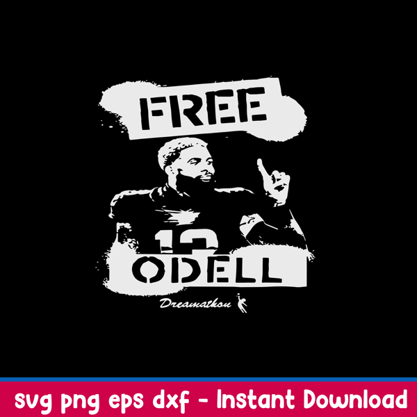Odell Beckham Jr Free Odell Svg, Png Dxf Eps File.jpeg