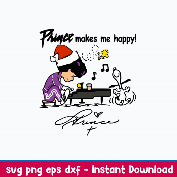Prince Makes Me Happy Snoopy Svg, Snoopy Christmas Svg, Png Dxf Eps File.jpeg