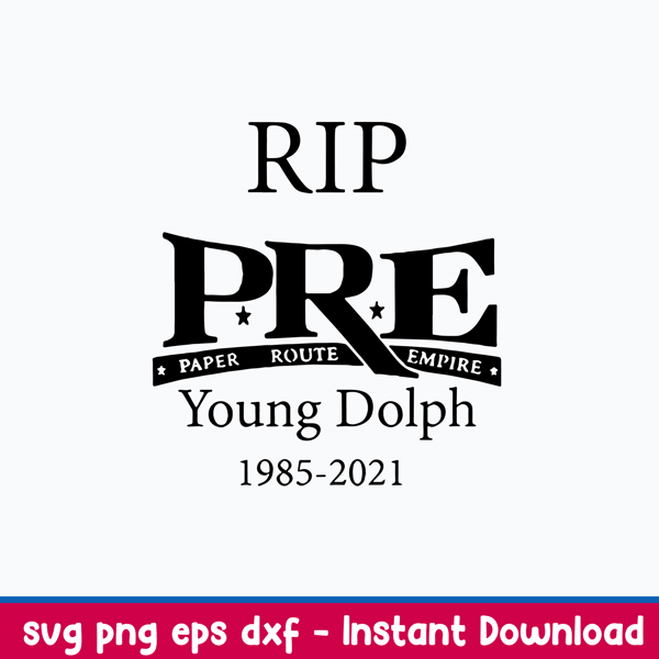 RIP Young Dolph 1985-2021 Rapper Hip Hop Legend Vintage Style Svg, Png Dxf Eps File.jpeg