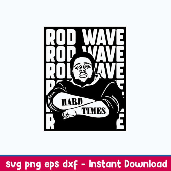 Rod Wafe Face Svg, Famous People Svg, Rapper Svg, Hip Hop Svg, Music Svg, Png Dxf Eps File.jpeg