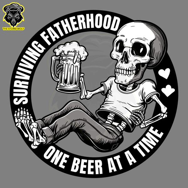 Funny-Fatherhood-Surviving-One-Beer-At-A-Time-SVG-1305242023.png