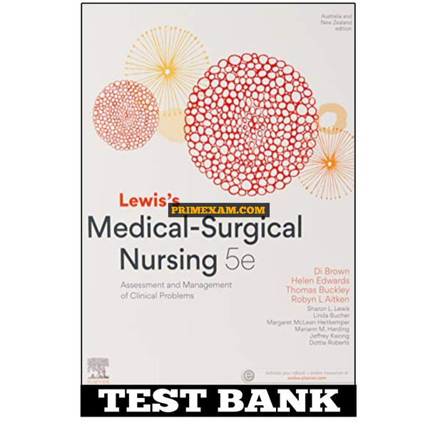 Lewis’s Medical Surgical Nursing 5th Australian Edition Brown Test Bank.jpg