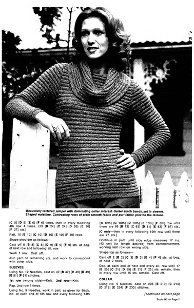 Knitting Pattern for Womens Jumpers Cardigans Patons 342 Cedar Vintage (4).jpg