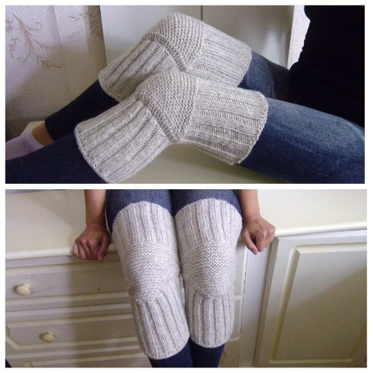 WOOL MIXTURE Handmade Knitted Kneepads  Knee Warmer  Therapeutic for the Knee.png