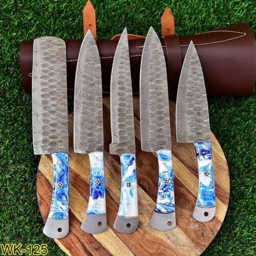 Damascus Steel Chef's Knife Set for Kitchen Excellence  (4).jpg