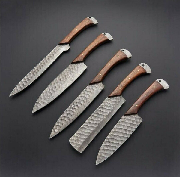 Custom Handmade Damascus Chef Knives Set with Sheath (1).jpg