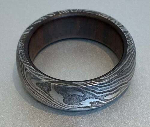 Men's & Women's Damascus Steel Ring with Wood Case - Wedding Band and Engagement Ring (2).jpg