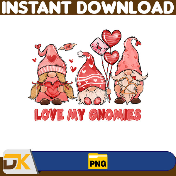 Valentines Day Gnomes Png Sublimation Design, Valentine's Day Gnome Png, Valentines Day Png, Gnome with Heart Png, Love Gnomes Png (14).jpg