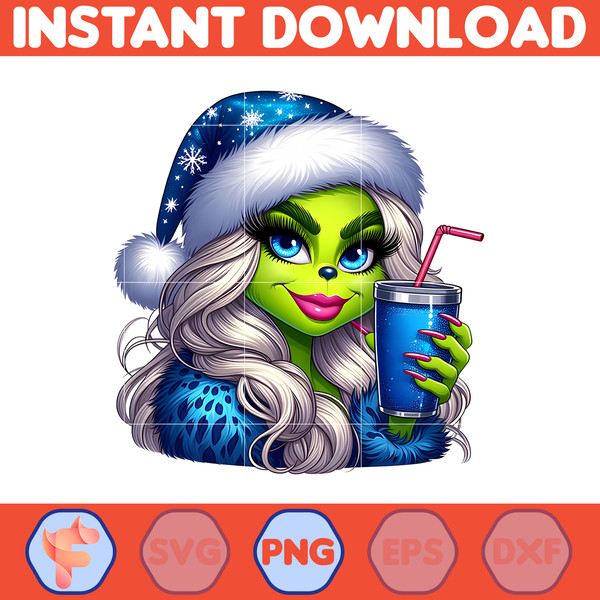 Blue Grinch Girl Png, Bougie Grinch Png (4).jpg