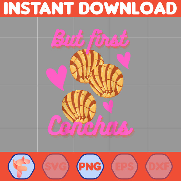 Mexican Valentine Png, Valentine Day Png, Retro Valentine Png, Concha Valentine Png, Pan Ducle Valentine, Dont Be Self Conchas (9).jpg