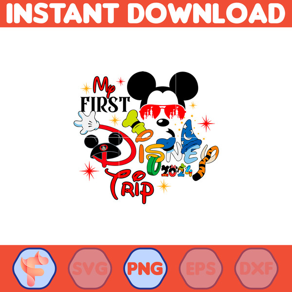 My First Disney Trip 2024 Png, Family Trip 2024 Sublimation Design, Magical Kingdom Png, Trip 2024.jpg