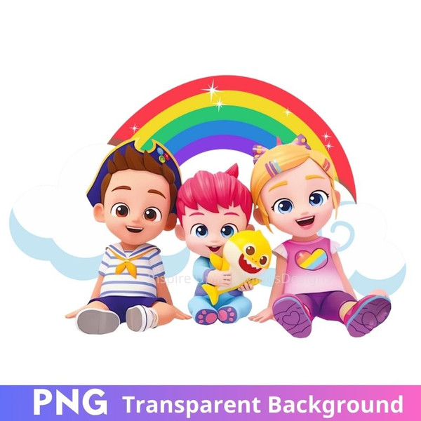 Bebefinn Baby Rainbow PNG Transparent Image Clipart - Inspire Uplift