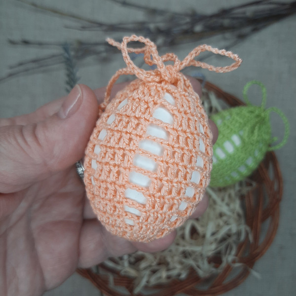 Set of 4 crochet patterns. Crochet pattern Easter basket for egg. Easter decoration. Cover crochet Easter for eggs DIY.