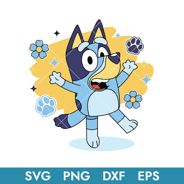 Bluey Dog Svg, Bluey Brother Svg instant Download