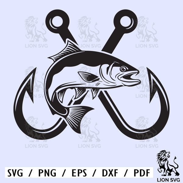 Bass Fish SVG, Fishing design, fishing hook svg, fisherman svg, fish png,  bass fish png