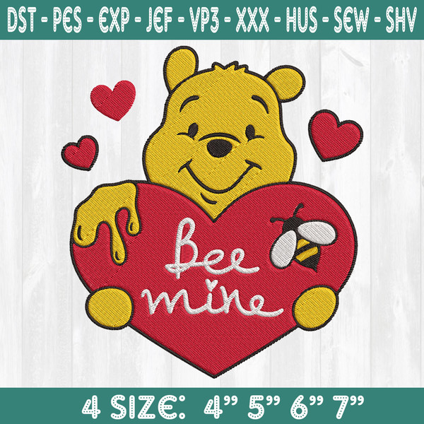 Bee Mine Winnie The Pooh Embroidery.jpg