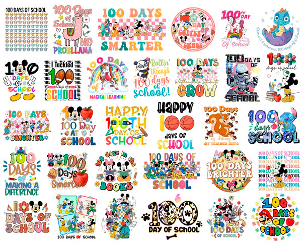 Big Bundle 100 Days Of School Png Svg (4).jpg