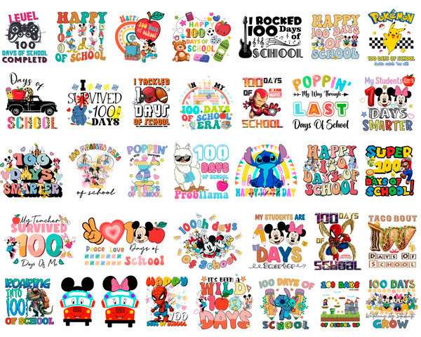 Big Bundle 100 Days Of School Png Svg (8).jpg