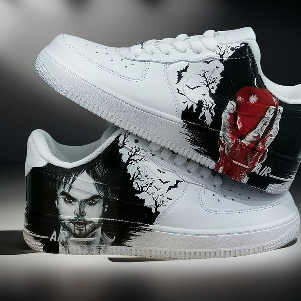 custom -shoes - unisex- sneakers- nike air force- handpainted- wearable- art 1.jpg