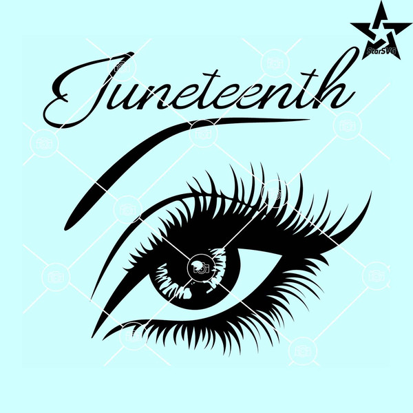 Juneteenth eye svg, Juneteenth svg, Black History SVG, Black Power SVG, Black woman svg.jpg