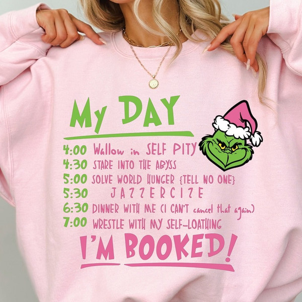 My Day Grinch Svg Png, Retro Christmas Svg, Pink Grinch Svg, Grinch Png, Pink Christmas Svg, Grinch Svg, I'm Booked Svg, Christmas Png.jpg