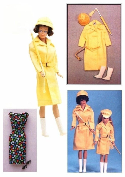 Dolls Clothes sewing Patterns Autumn wardrobe for Barbie.jpg