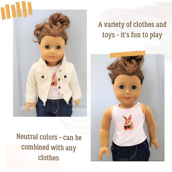 Handmade Doll Clothes Dress Assorted Colors fit 18 American Girl Dolls  Maplelea