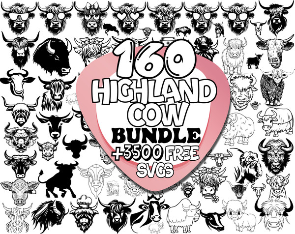 Highland Cow Svg  Highland Cow Png  Highland Cow Head Svg  Cow Svg  Cute Cow Svg  Cow PngHighland Cow Svg BundleCut Baby Highland Svg.jpg