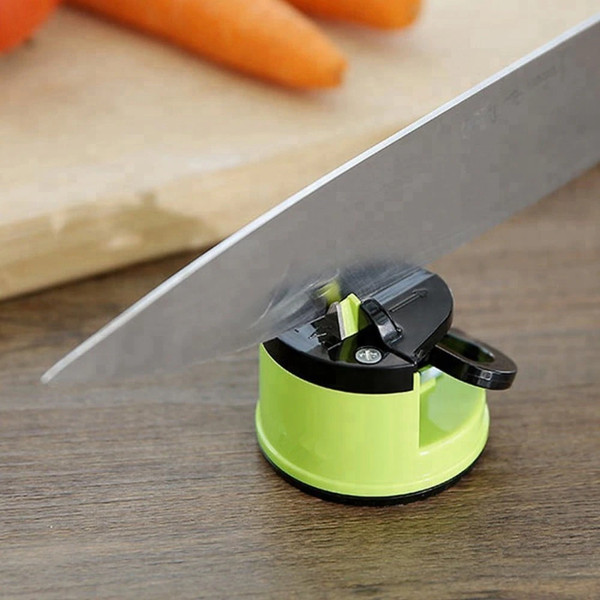 Little yellow duck multifunctional knife sharpening artifact suction cup  kitchen fast and simple knife sharpening stone