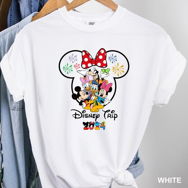 Disney Characters, Minnie Ears, Disney Trip Shirt, Disney Vacation Shirt, Disney Squad Shirt, Unisex T-Shirts