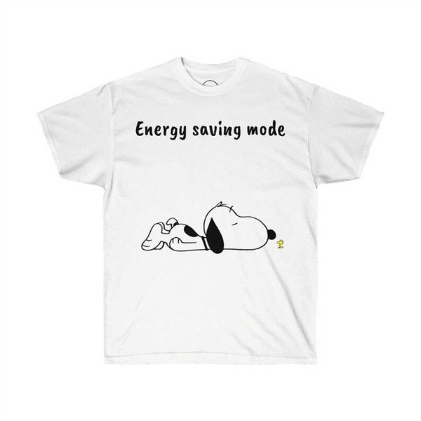 Snoopy, Sleeping, Lazy, Unisex T-Shirts