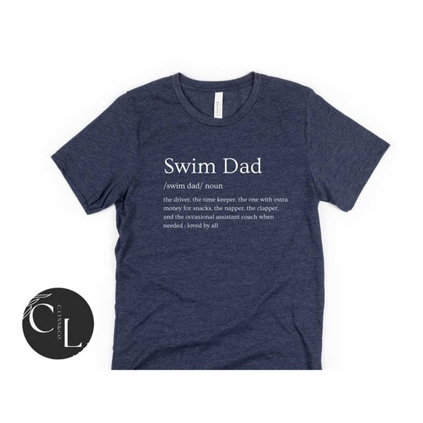 Swim dad definition shirt, dad shirt, Swim dad life, Swim dad tshirt, sports dad, Swim, Swim gift, Unisex T-Shirts