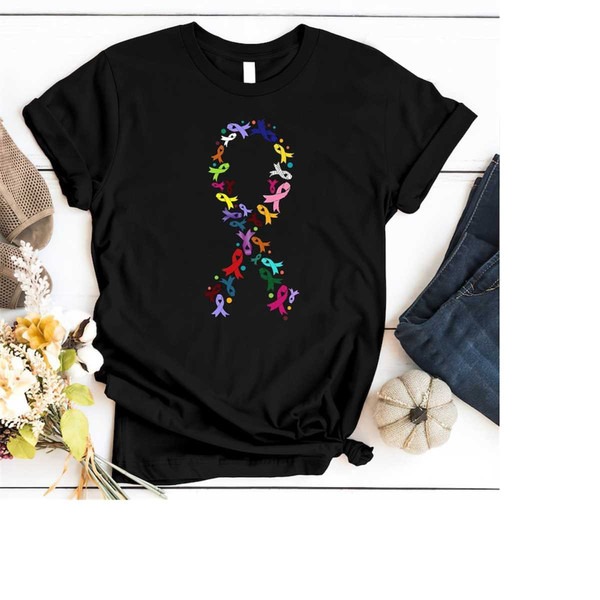 All Cancer Matter Shirt, Cancer Awareness Shirt, All Cancer Ribbon Color Shirt, Unisex T-Shirts