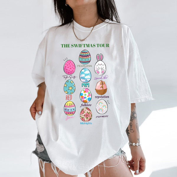 The Swifeaster Tour Shirt, Easter Eggs Sweatshirt, Funny Easter Day Tee, Easter Bunny Shirt, In My Easter Era Shirt,.jpg