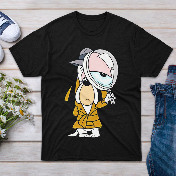 T-Shirt Droopy Family Dog Friend Classic T Cartoon Event Detective Girl Tee Short Boy Shirt Novelty Unisex Sleeve Big Gift For Men Women.jpg