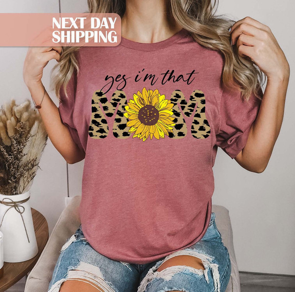 Sunflower Mom Shirt, Leopard Mom Shirt, Best Mom Shirt, Funny Mom Shirt, Gift for Mother, Mom Life Shirt, Mom to Be Shirt, Mom Shirt.jpg
