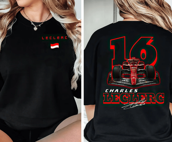 Charles Leclerc Shirt, Charles Leclerc Formula One Sweatshirt, Lando Norris, F1 Shirt Leclerc, F1 Two Sides Shirt, F1 Shirt, F1 T Shirt.png