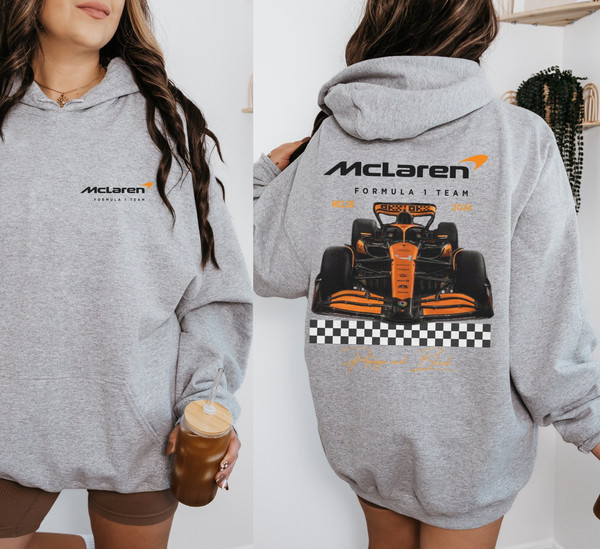 Mclaren 2024 Formula One Hoodie Heavy Blend Unisex Sweatshirt F1 Lando Norris Oscar Piastri Gift F1 driver Inspire Aesthetic Racing Clothing.jpg