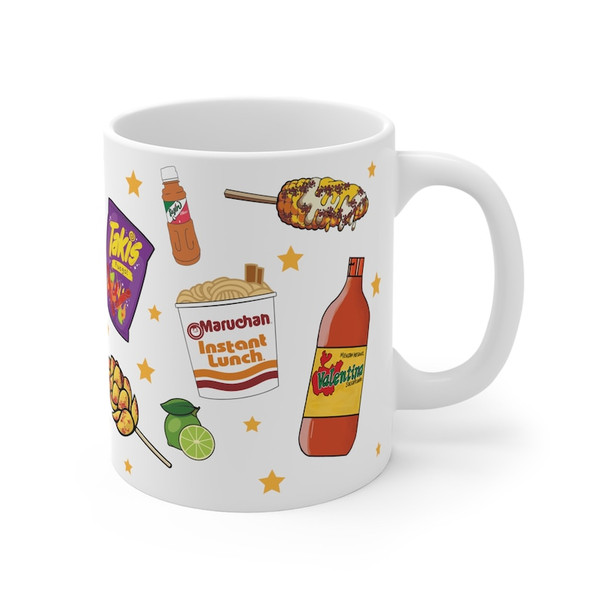 Mexican Snacks Mug, Mexican Mug, Latina Mug, Spicy Snacks Mug, Taza Cafe, Taza Mexicana, Gift For latina, Gift for mexican, toxica mug6.jpg