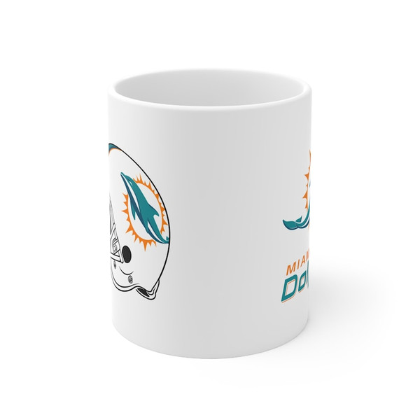 Ceramic Mug 11oz, Miami Dolphins Mug, Miami Mug, Dolphins Mug, Coffee Mug, Tea Mug, Sport Mug, Football Mug, NFL Mug, NFL, Gift2.jpg