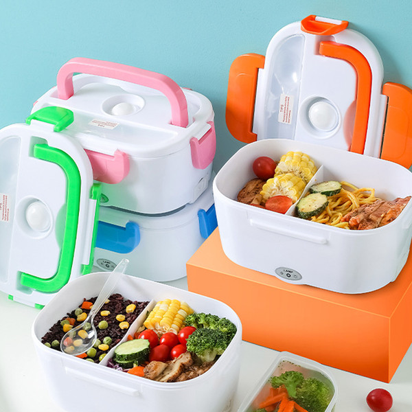 2 compartment Electric Heated Lunch Box - Inspire Uplift