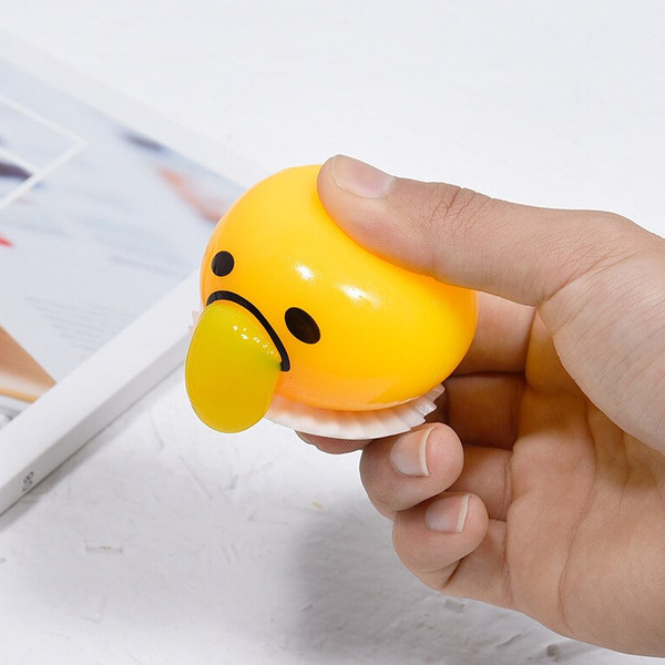 Vomiting Egg Yolk Fun Stress Buster Ball - Inspire Uplift