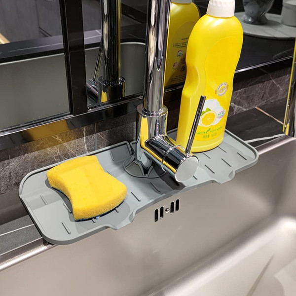 Faucet Silicone Mat For Mess-Free Sink - Inspire Uplift
