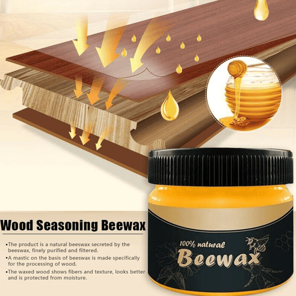 Beeswax Furniture Polish, 100% natural, for any kind of wood
