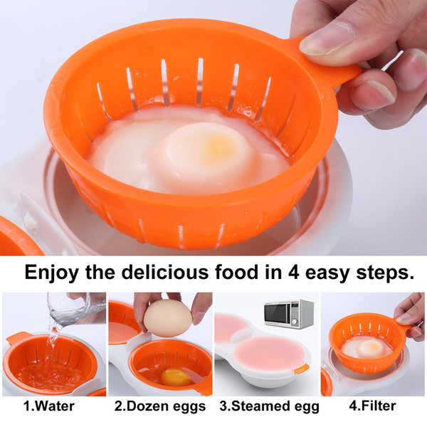 Quick and Hassle-Free Egg Press Peeler - Inspire Uplift